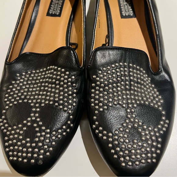 Deena & Ozzy Black Skull Mules - Picture 2 of 6